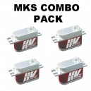 MKS HV9767 x 3 + HV9780 x 1 Servo Combo Pack 